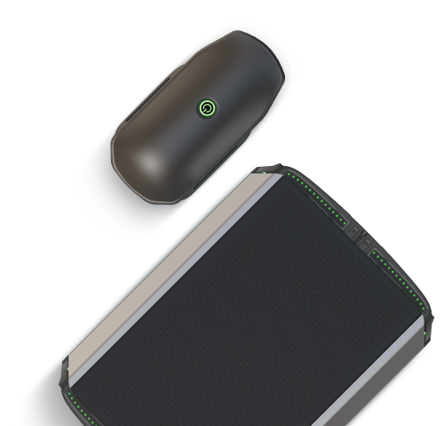 NeuroBLAST devices — Motus controller and Aequa balance board